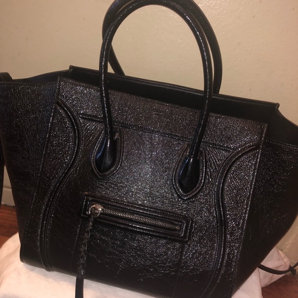 celine patent leather bag
